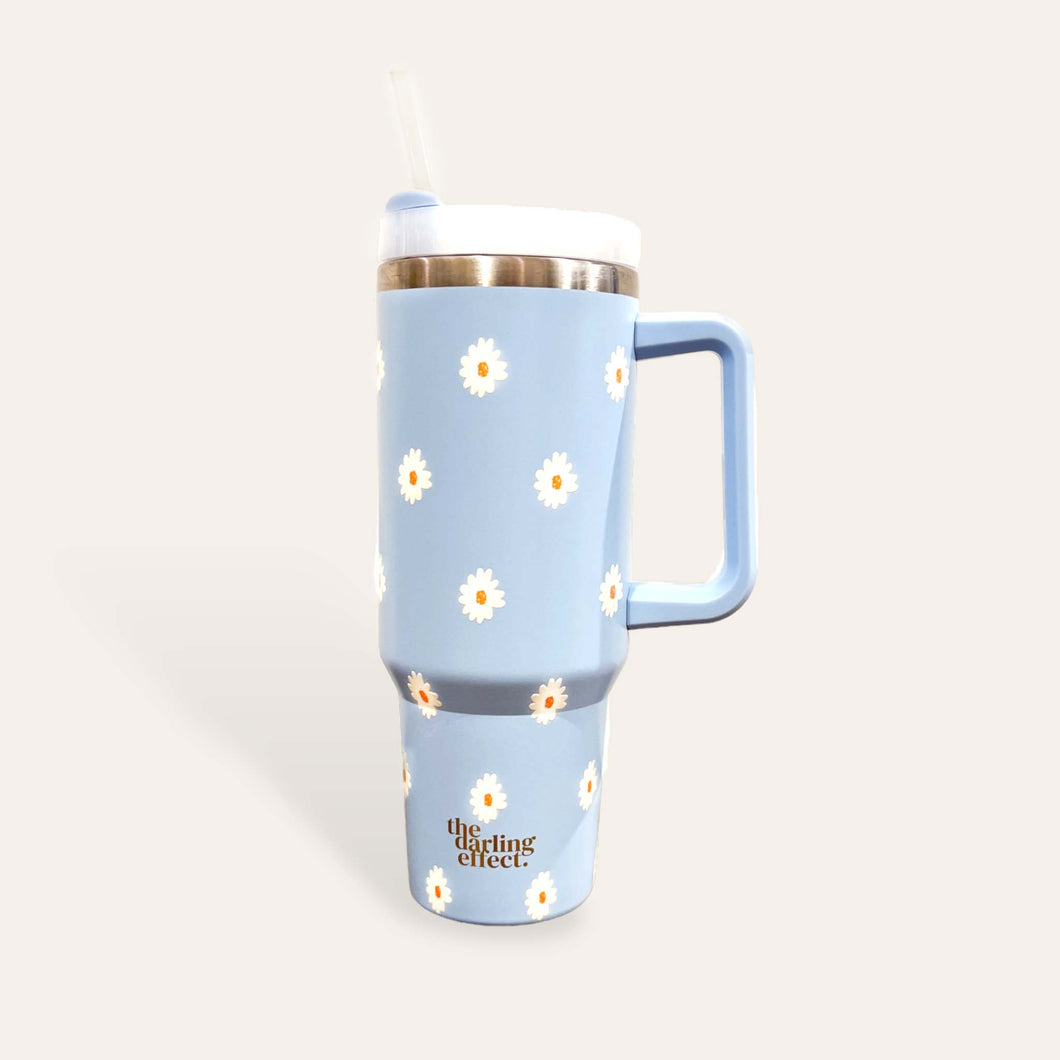 Dancing Daisy Blue - Take Me Everywhere Tumbler