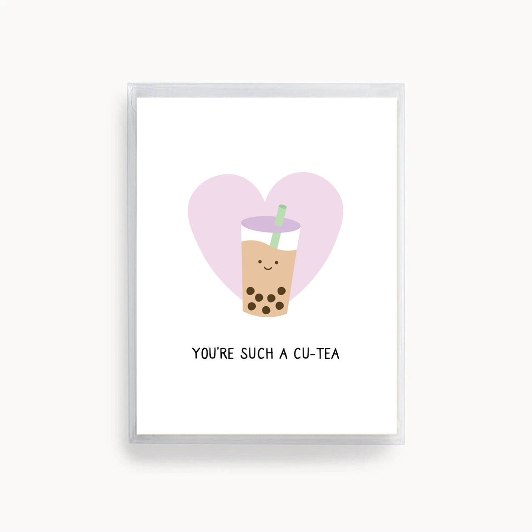 You're Such A Cu-Tea Card | Boxed Set of 6