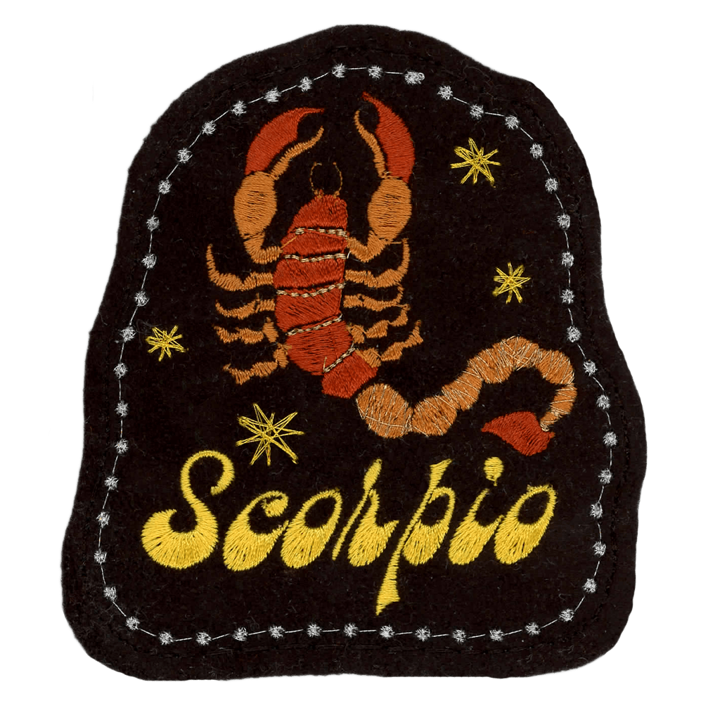 Scorpio Astrology Iron-On Patch