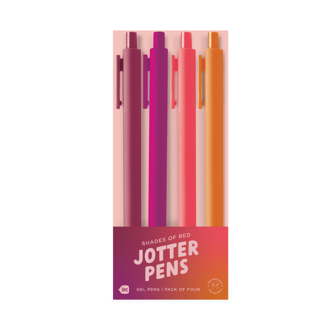 Gradient Jotter Sets 4 Pack: Gradient Reds