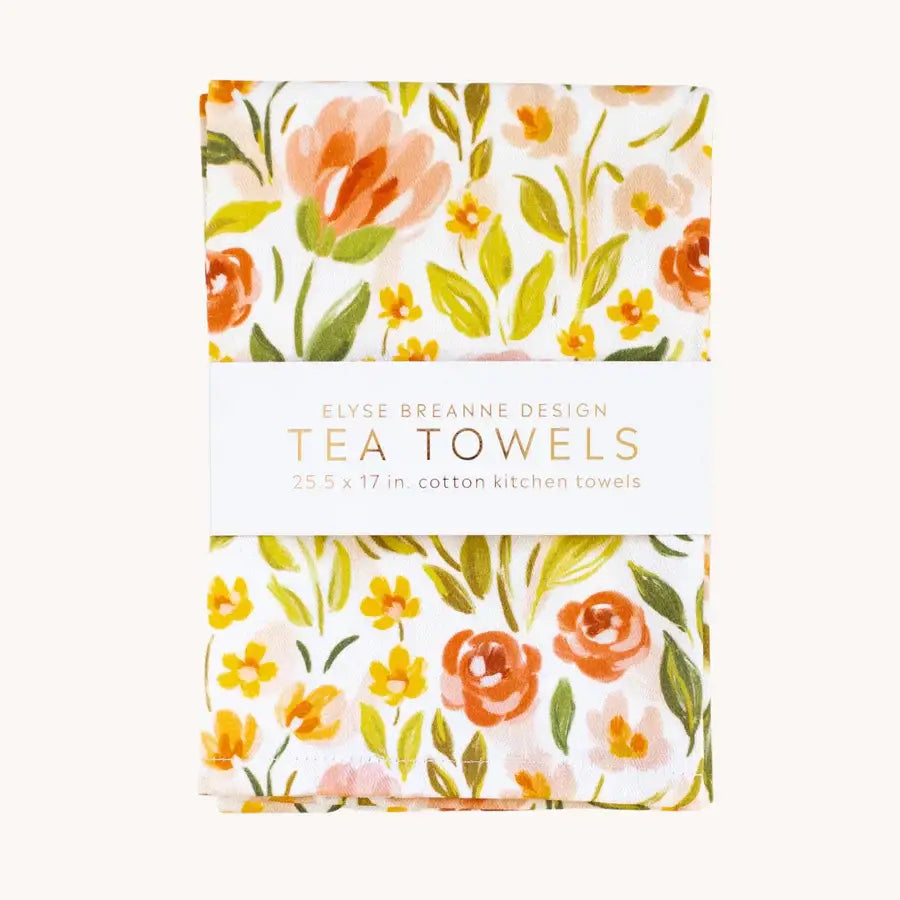 Pack of 2 Spring Garden Tea Towels