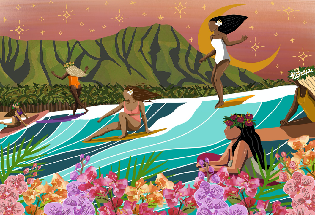 Party Wave by Michi Pichel - Surf Shack Puzzles