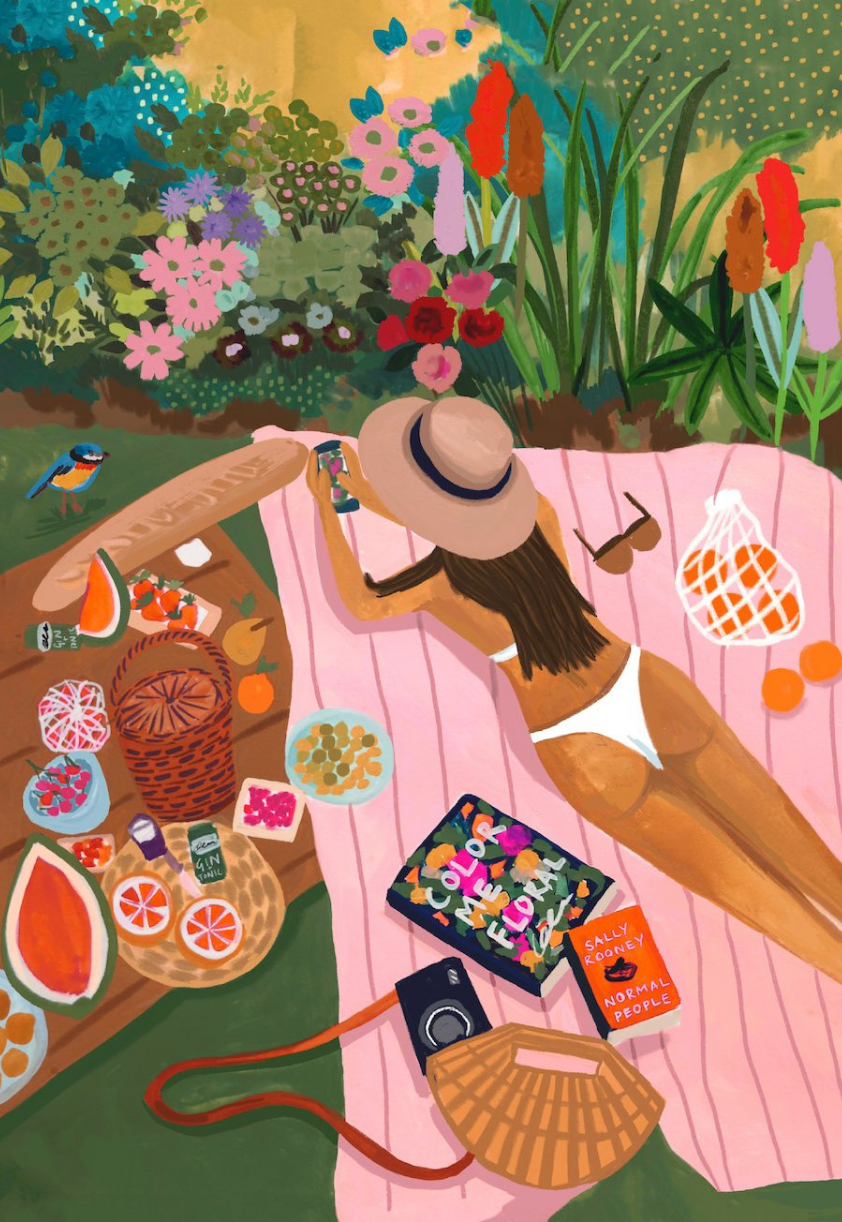 Sunbathers by Rhi James - Surf Shack Puzzles