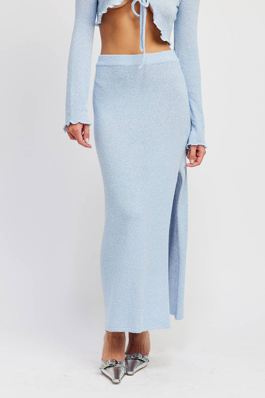 IMJ9650 HIGH WAIST MAXI SKIRT