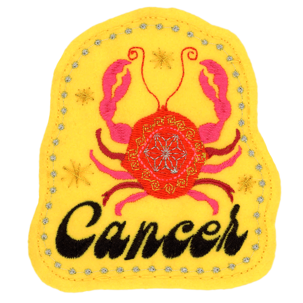 Cancer Astrology Iron-On Patch