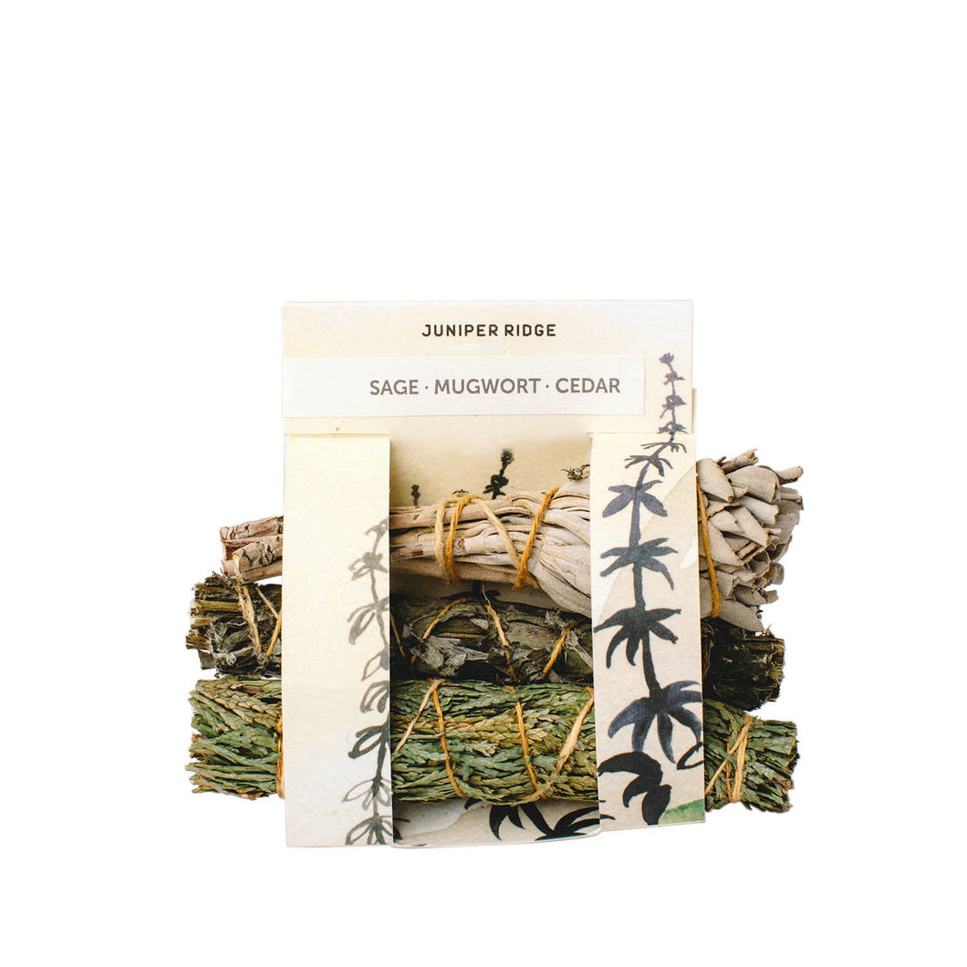 Natural Incense - Cedar| Mugwort | Sage (S4287)