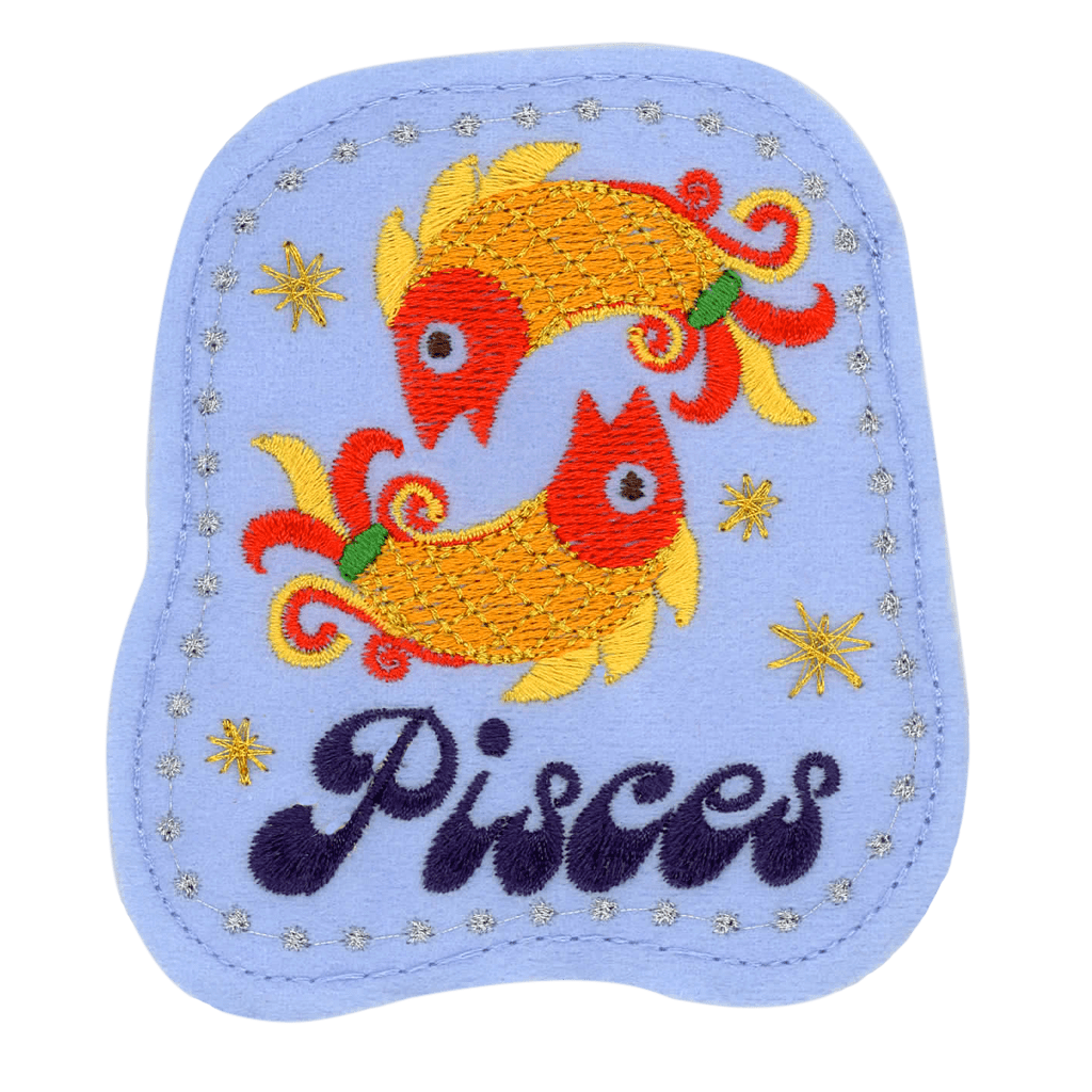 Pisces Astrology Iron-On Patch