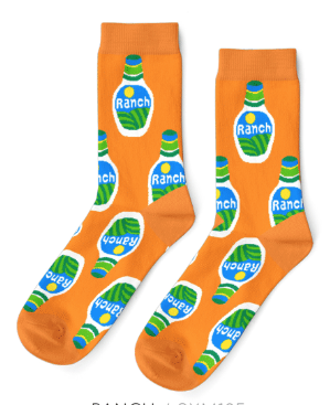 Men's Socks - Ranch - Father's Day Foodie Gift