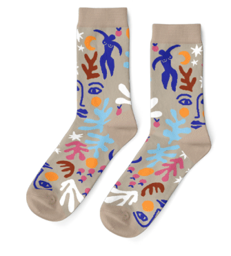 Men's Socks - Matisse - Father's Day Artsy Gift