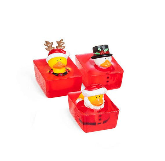 Snowman and Santa Toy Soap Bar