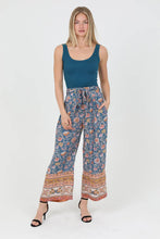 Load image into Gallery viewer, 25T07-FQ75 TIE WAIST WIDE LEG PANTS
