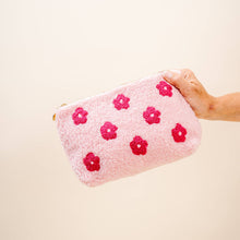 Load image into Gallery viewer, Teddy Pouch - Pink Flower
