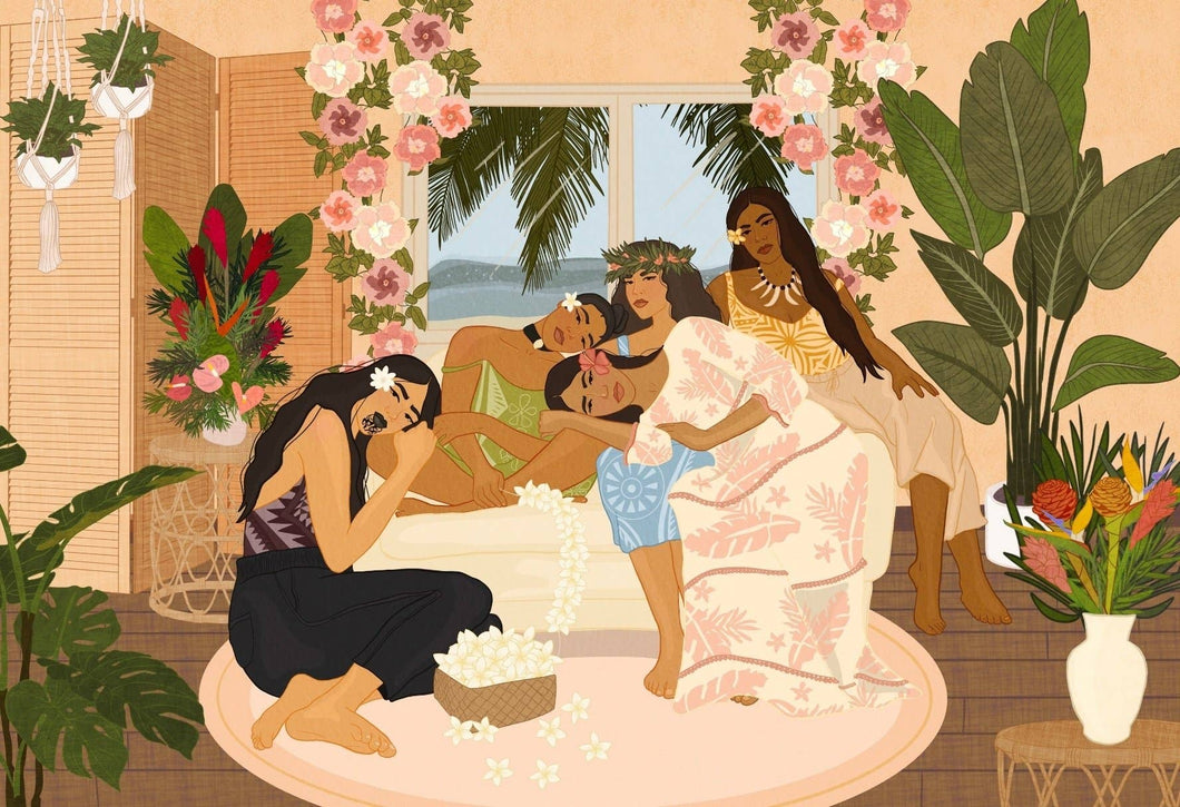 Polynesian Beauties by TeAta Gutierrez - Surf Shack Puzzles