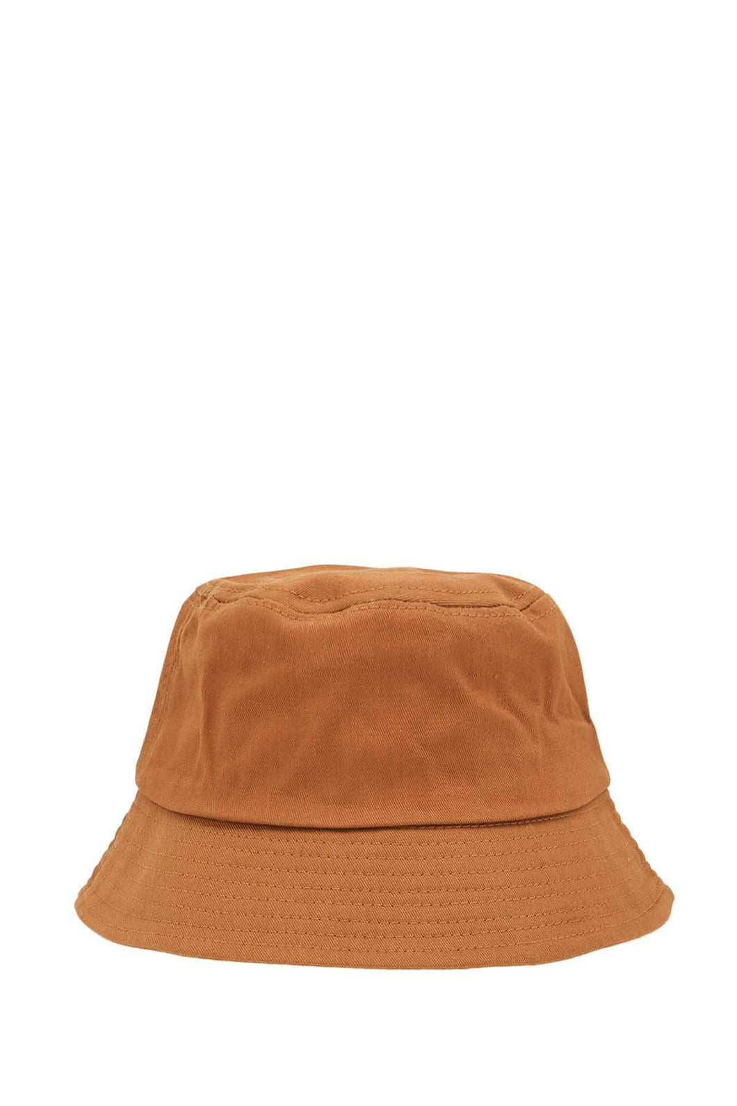 Short Brim Solid Canvas Cotton Bucket Hat