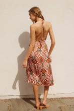 Load image into Gallery viewer, Phoenix Backless Tie Halter Top: PEACH BLOOM
