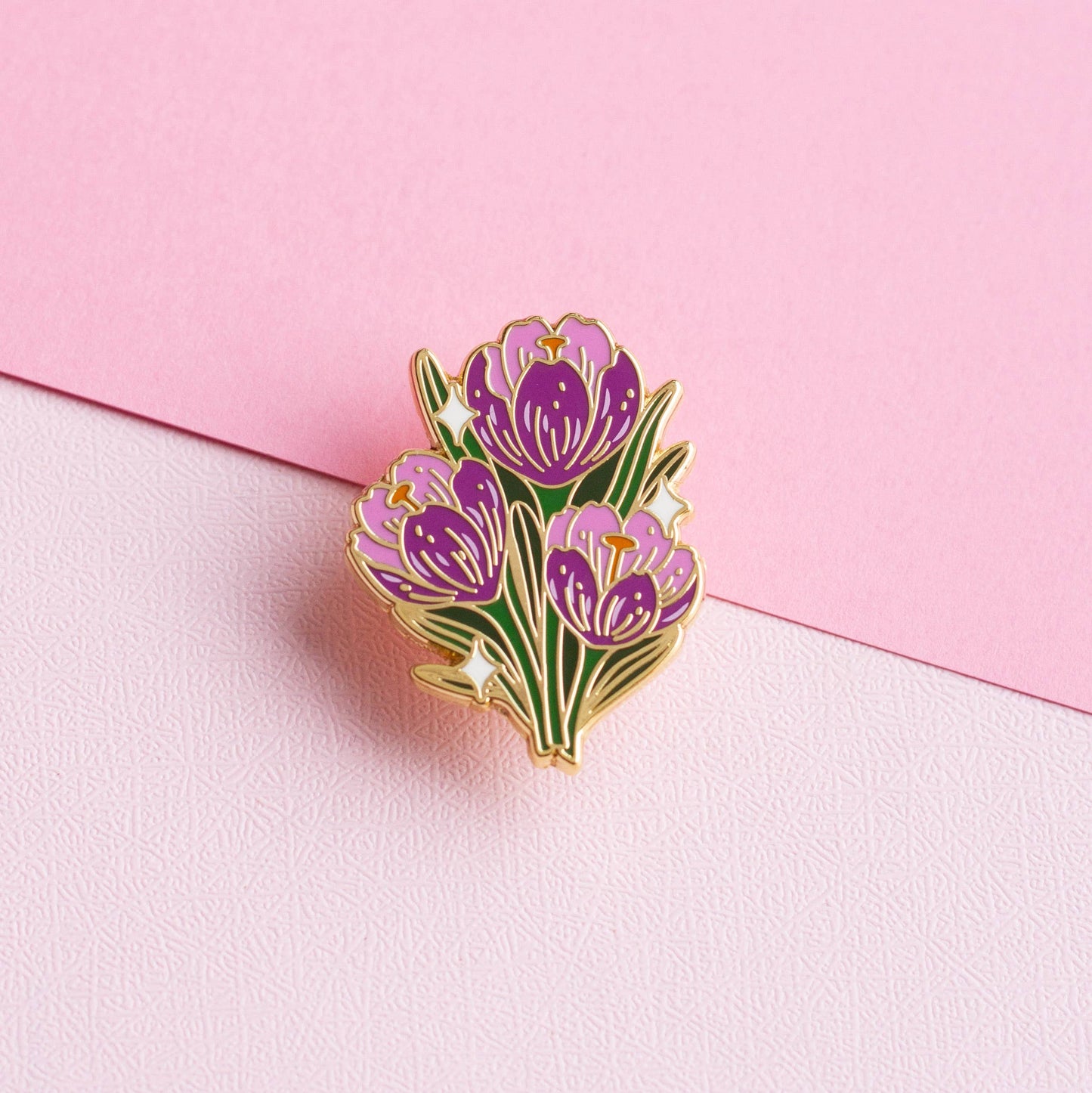 Crocus Enamel Pin