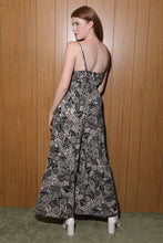 Load image into Gallery viewer, B5957-A853 - V NECK WIDE LEG JUMPSUIT WITH SLIT FRONT PANTS - Angie
