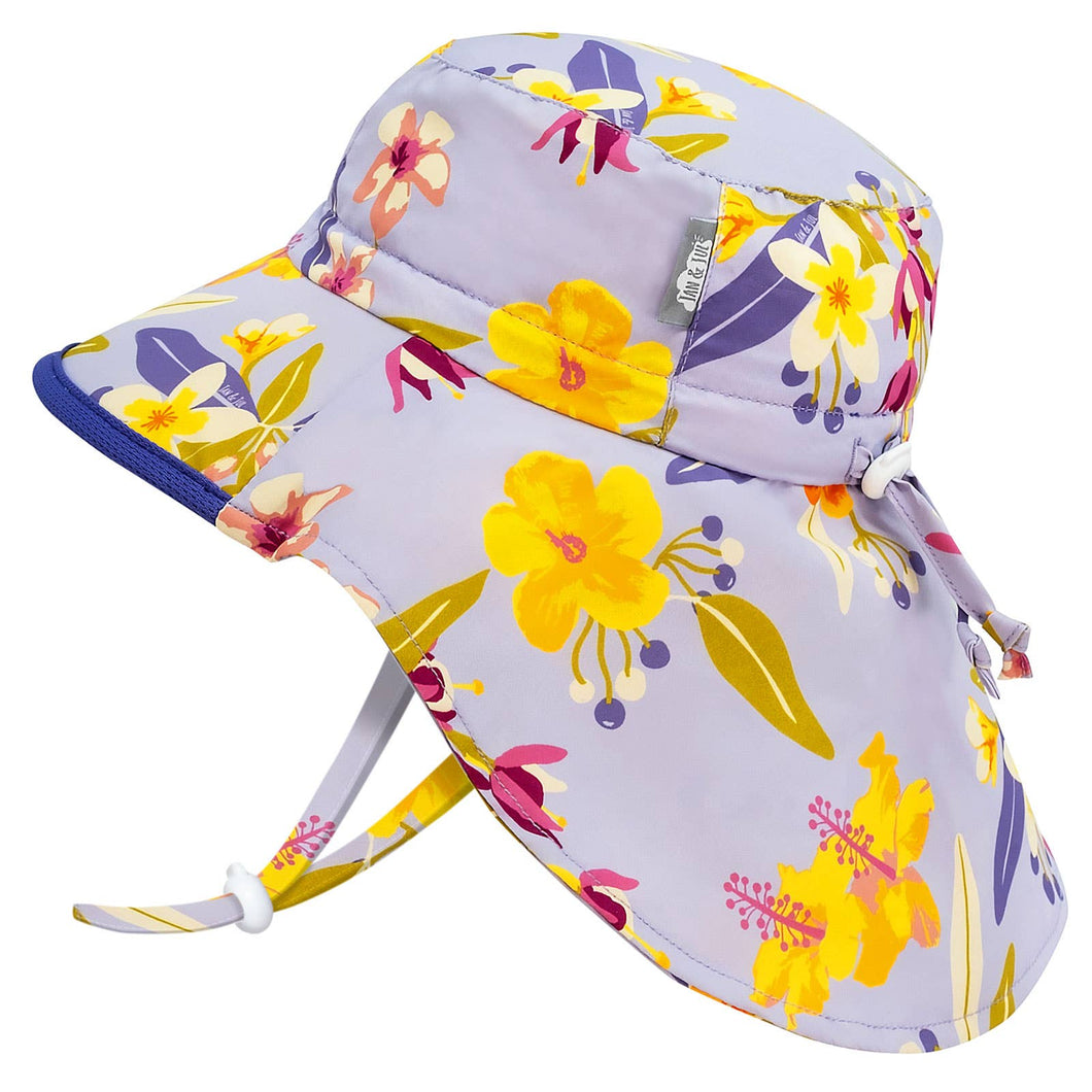 Tropical Bloom | Aqua Dry Adventure Hat