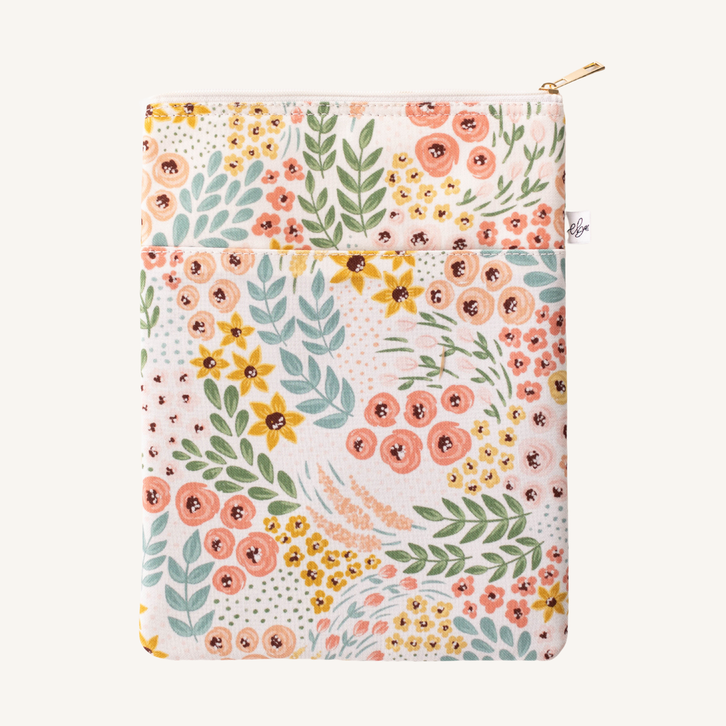 White Floral Tablet Sleeve