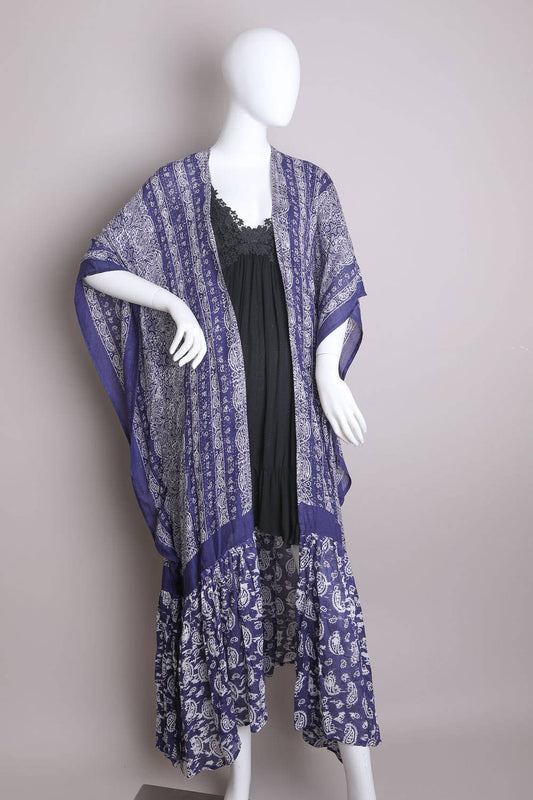 Paisley Tapestry Free Flow Kimono