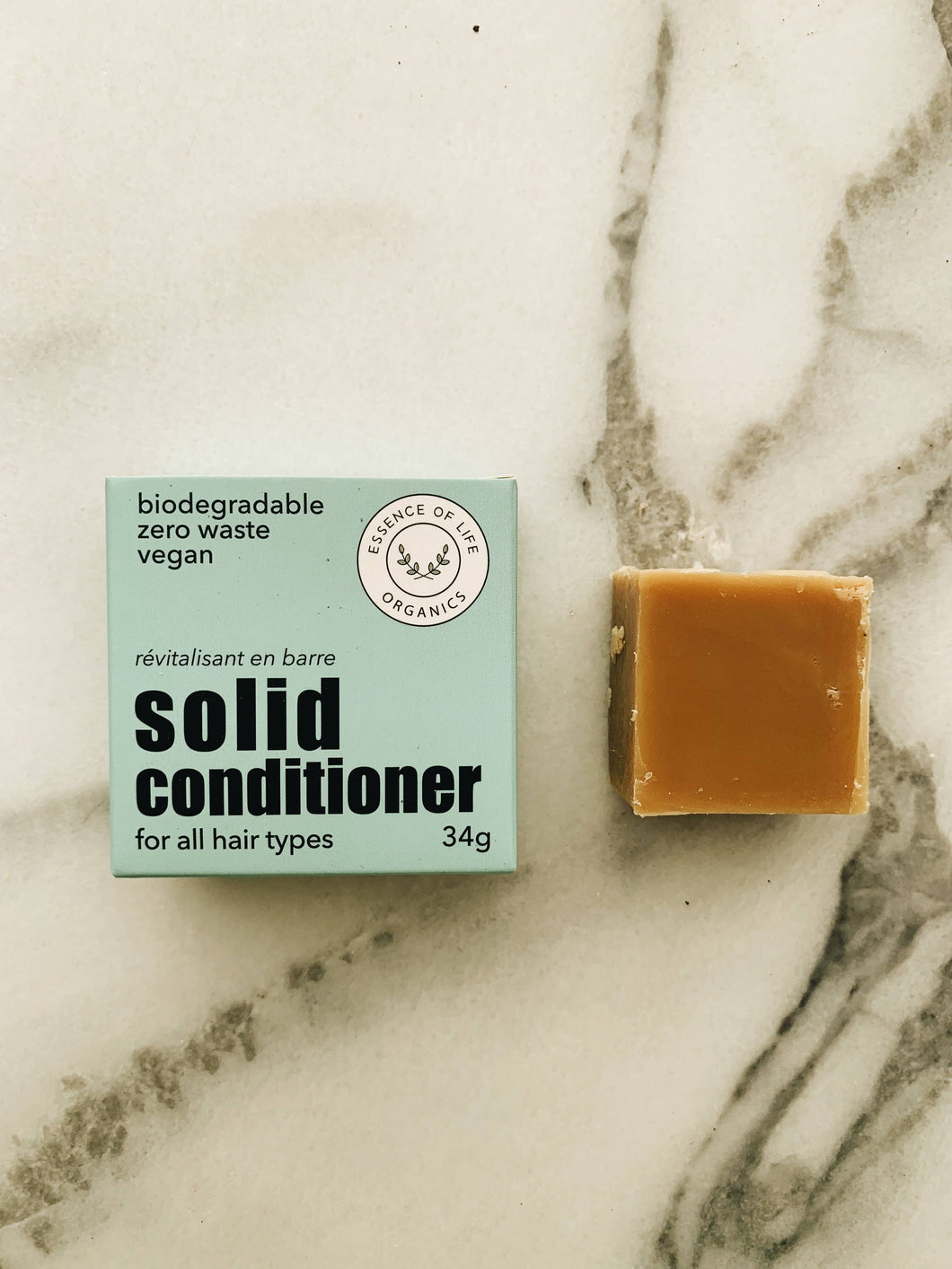 Solid Conditioner Bar: All hair types - Essence Of Life Organics
