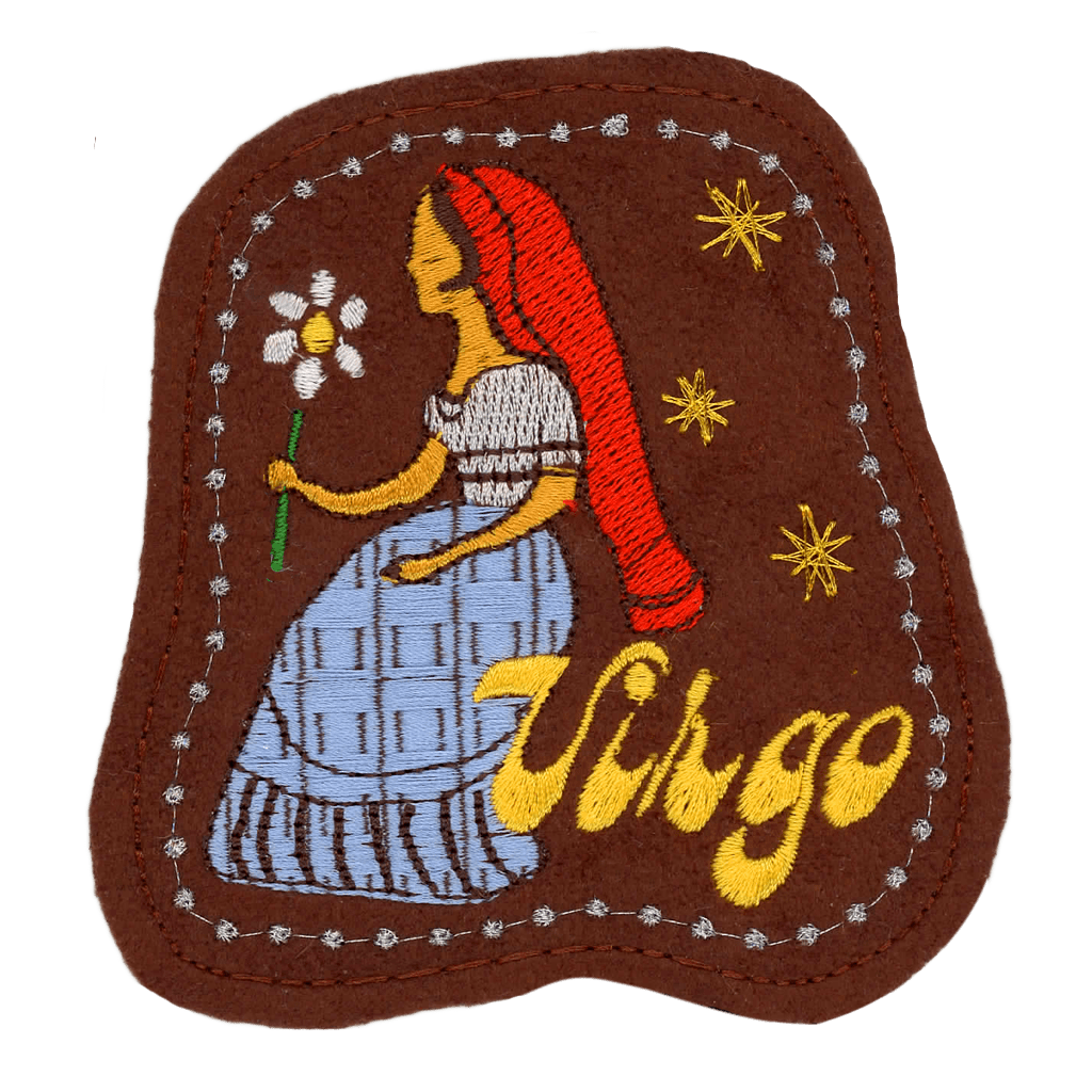 Virgo Astrology Iron-On Patch