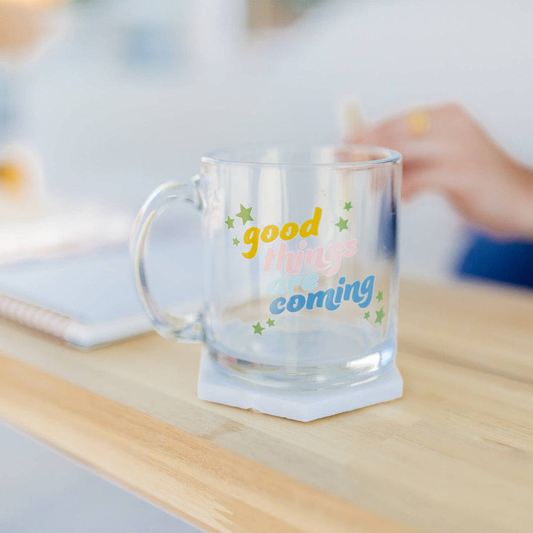 Glass Mugs: Good Things Are Coming