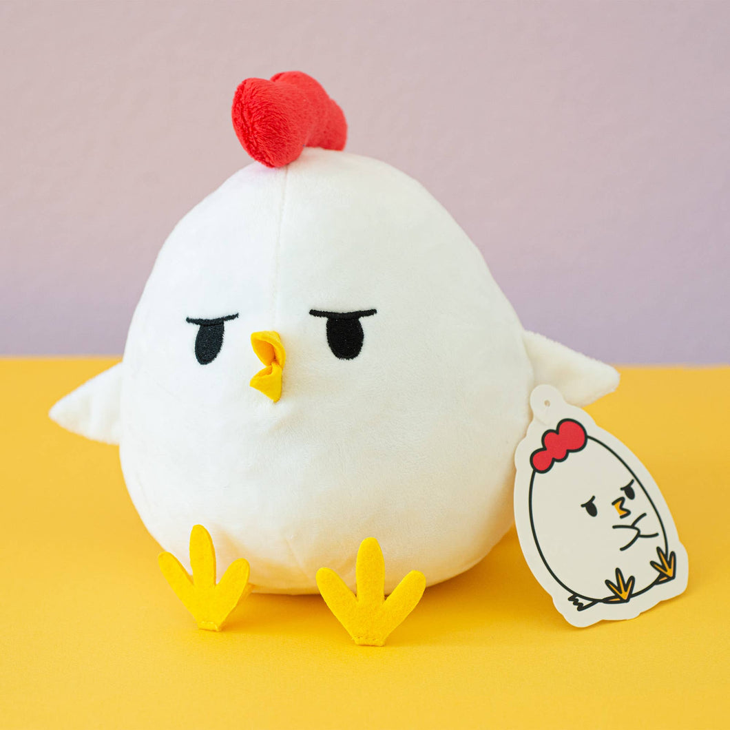Grumpy Chicken Plushie