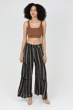 Load image into Gallery viewer, 25R84-W915 WIDE LEG TIERED FLARE LEG PANTS WITH LACE TRIM
