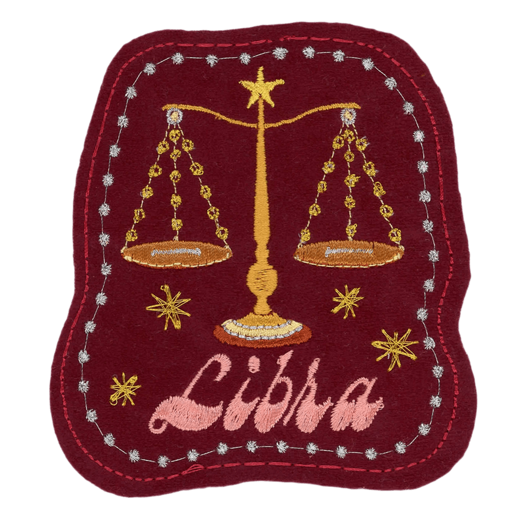 Libra Astrology Iron-On Patch