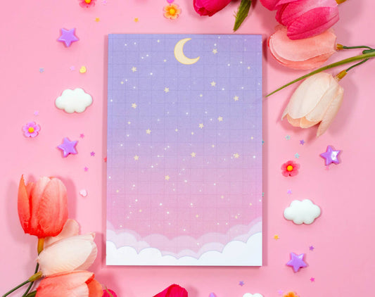 Starry Clouds Notepad