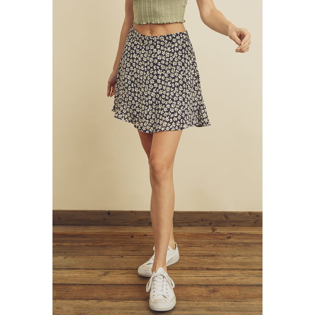 Wildflower A-Line Mini Skirt